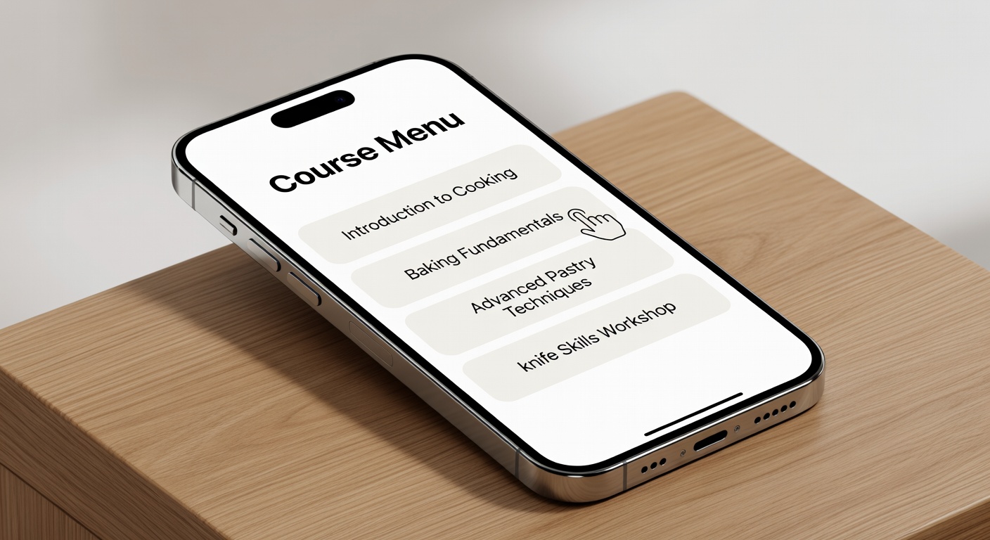 スマートフォンコースメニュー