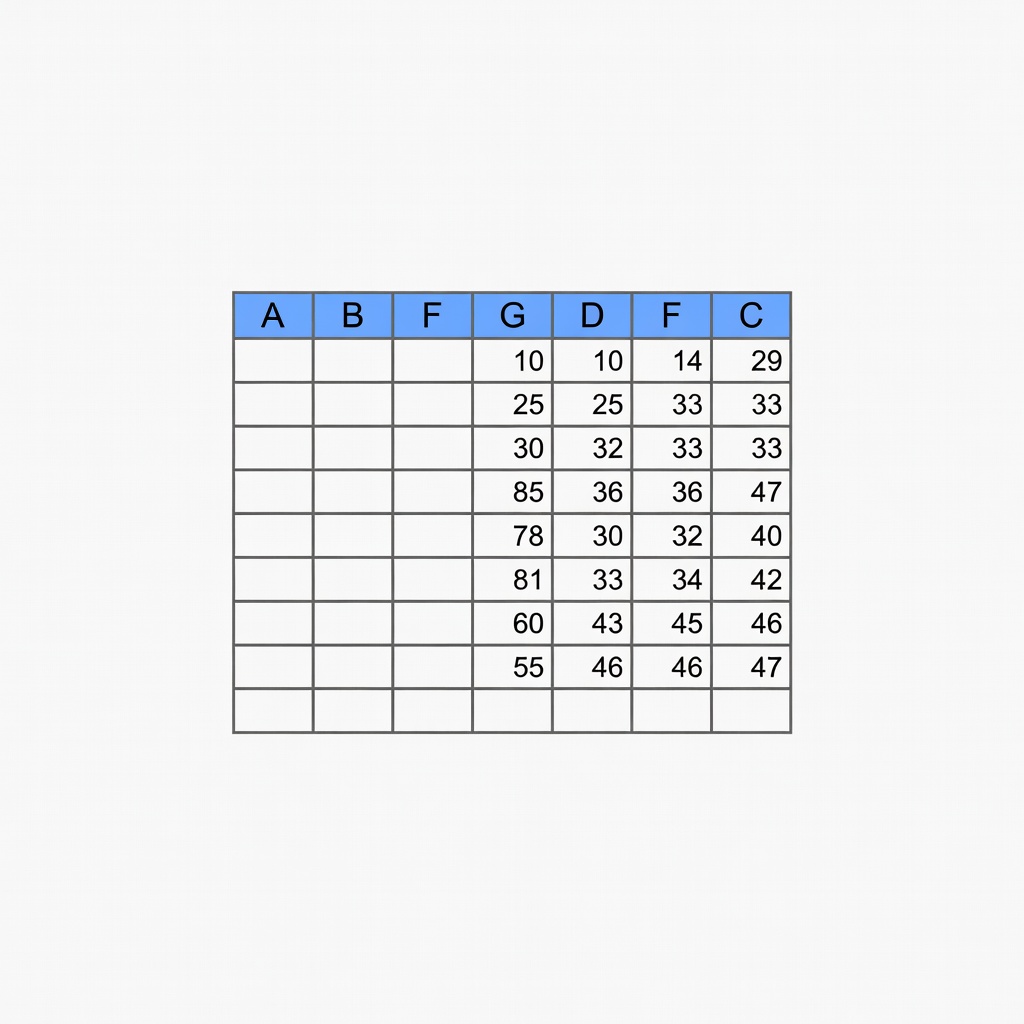スプレッドシートグリッド